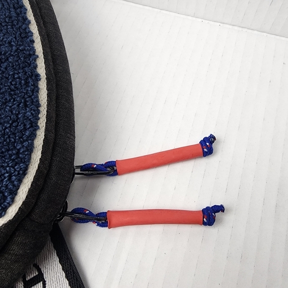 Champion Fanny Pack Gray with Red and Blue Carpeted Logo Unisex - Picture 4 of 12